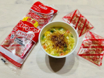 カップ麺にかつお節で『追いだし』👀💡初めての試みでした🐟🐟味はどうなんだろう...と思いましたがとても合う！！！相性抜群でした🐟✨✨✨たった一手間、かつお節をかけるだけで味に深みが出ま…のInstagram画像