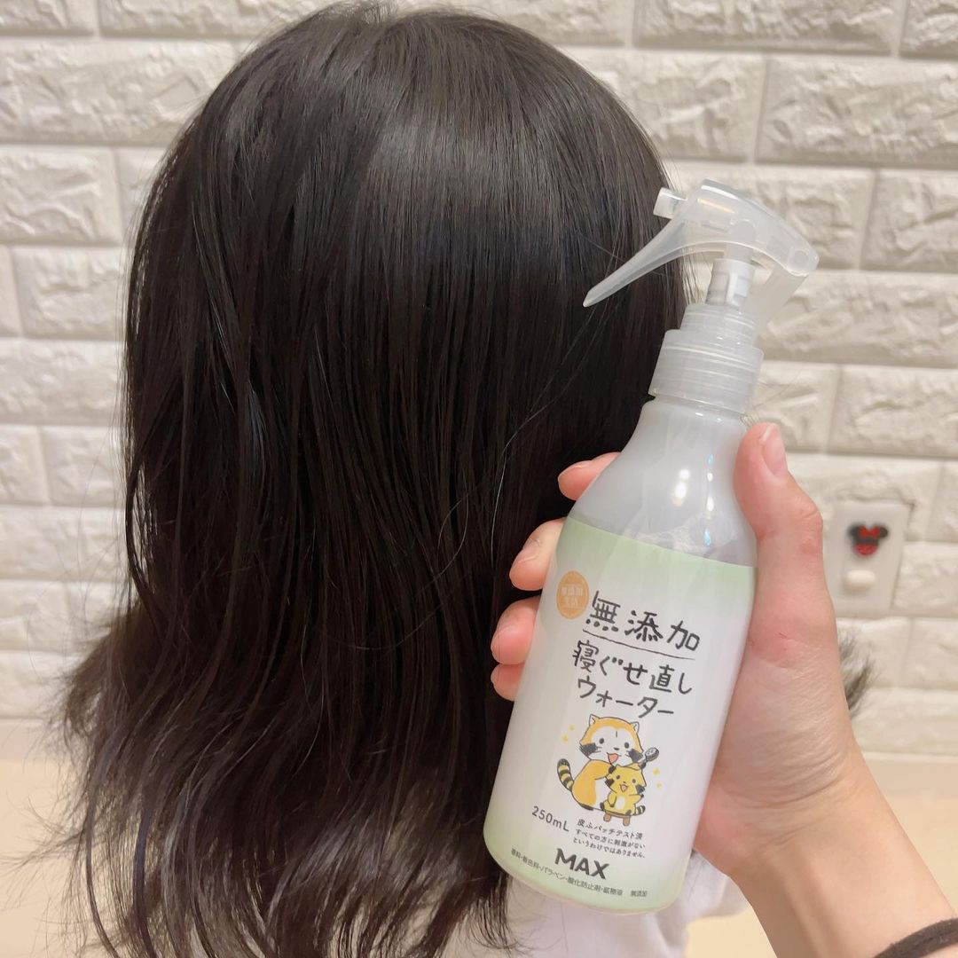 口コミ投稿：🌸無添加　寝ぐせ直しウォーター朝の時短に！家族みんなで使える無添加寝ぐせ直しウォ…