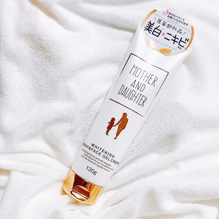 口コミ投稿：𓍯⁡マザーアンドドーター・医薬部外品ホワイトニングボディ＆フェイスジェルクリーム🤍…