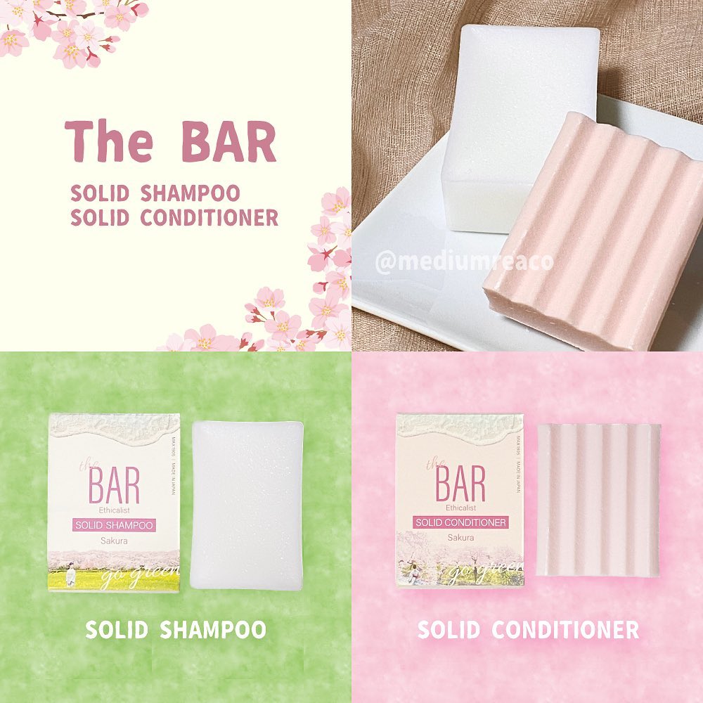 口コミ投稿：.🌸The BAR シャンプー Sakura 80g甘すぎない桜の香りが心地よいです🌸私は泡立てネッ…