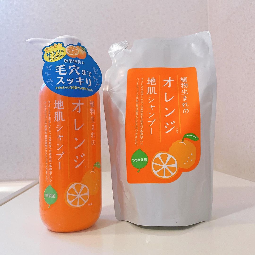 口コミ投稿：⁡\ 夏にピッタリ！爽やかオレンジシャンプー🍊/⁡⁡⁡❥ 石澤研究所　植物生まれオレンジ…