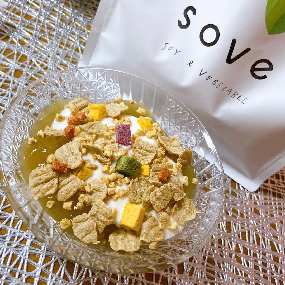 口コミ投稿：mpbwgtc3695SOVE シリアル ✨@sove.jp毎日の食事で健康や美容のために、たんぱく質や…