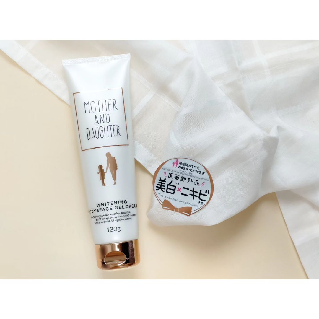 口コミ投稿：マザーアンドドーター「医薬部外品 ホワイトニングボディ&フェイスジェルクリーム」…