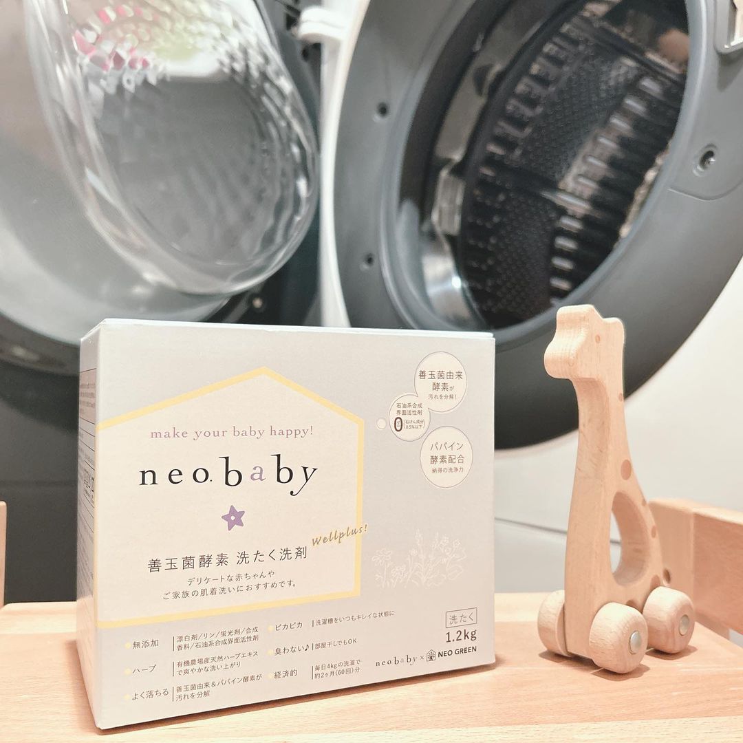 口コミ投稿：*ネオナチュラル(u0040neo_natural)さんの「neobaby 善玉菌酵素 洗たく洗剤」をお試…