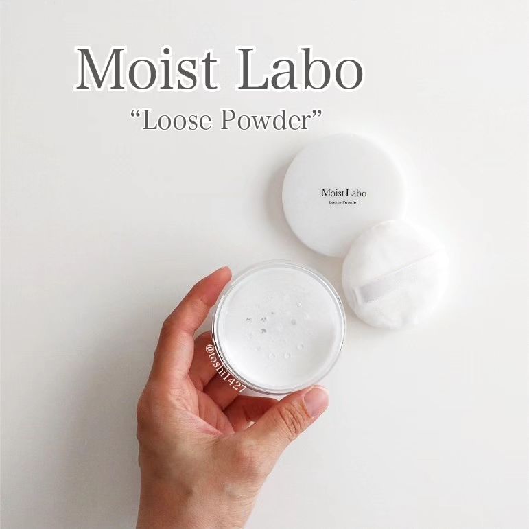 口コミ投稿：...Moist Labo“ルースパウダー”〈テカリ防止タイプ〉...さらさらでパサつかない透明…
