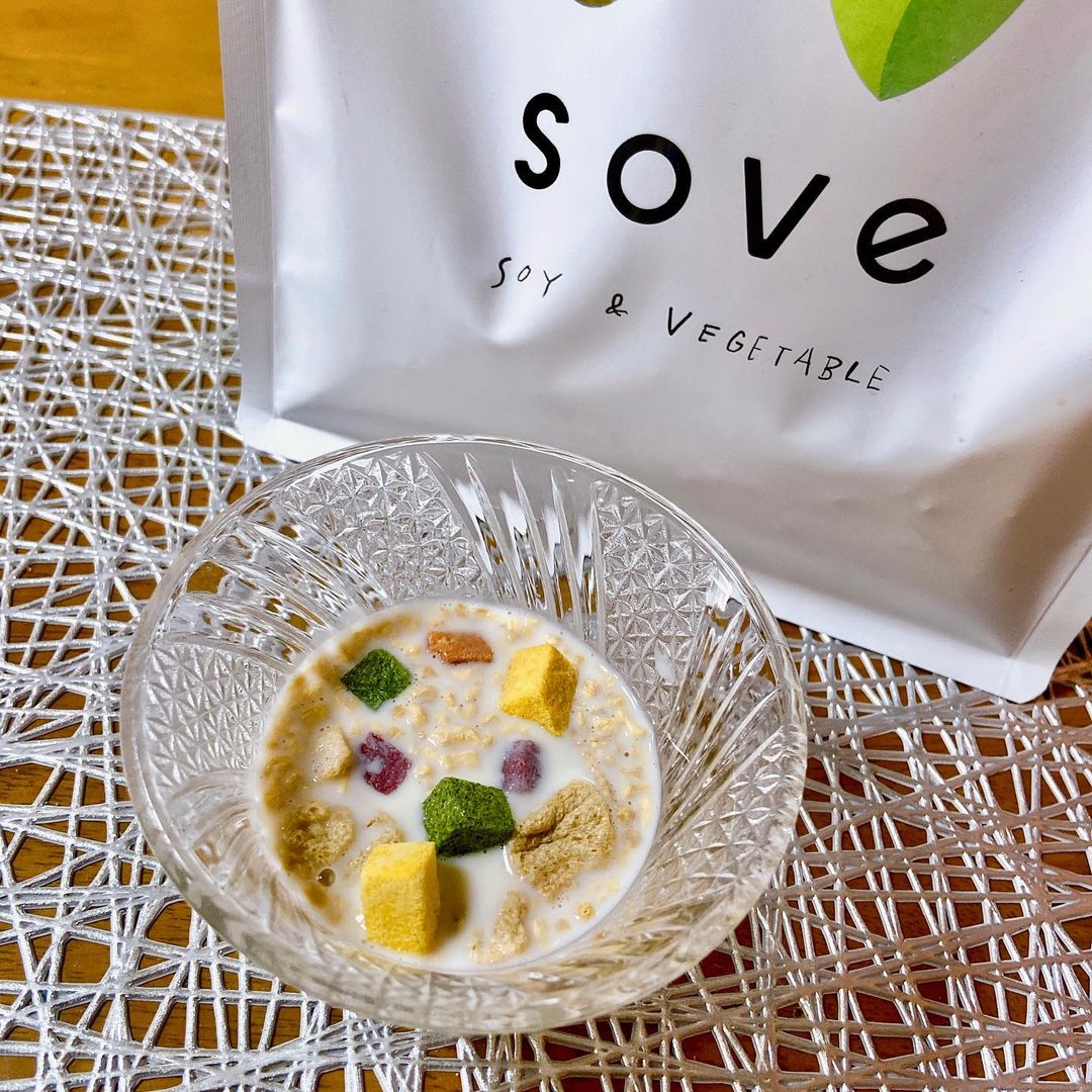 口コミ投稿：SOVE シリアル ✨u0040sove.jp毎日の食事で健康や美容のために、たんぱく質や食物繊維…