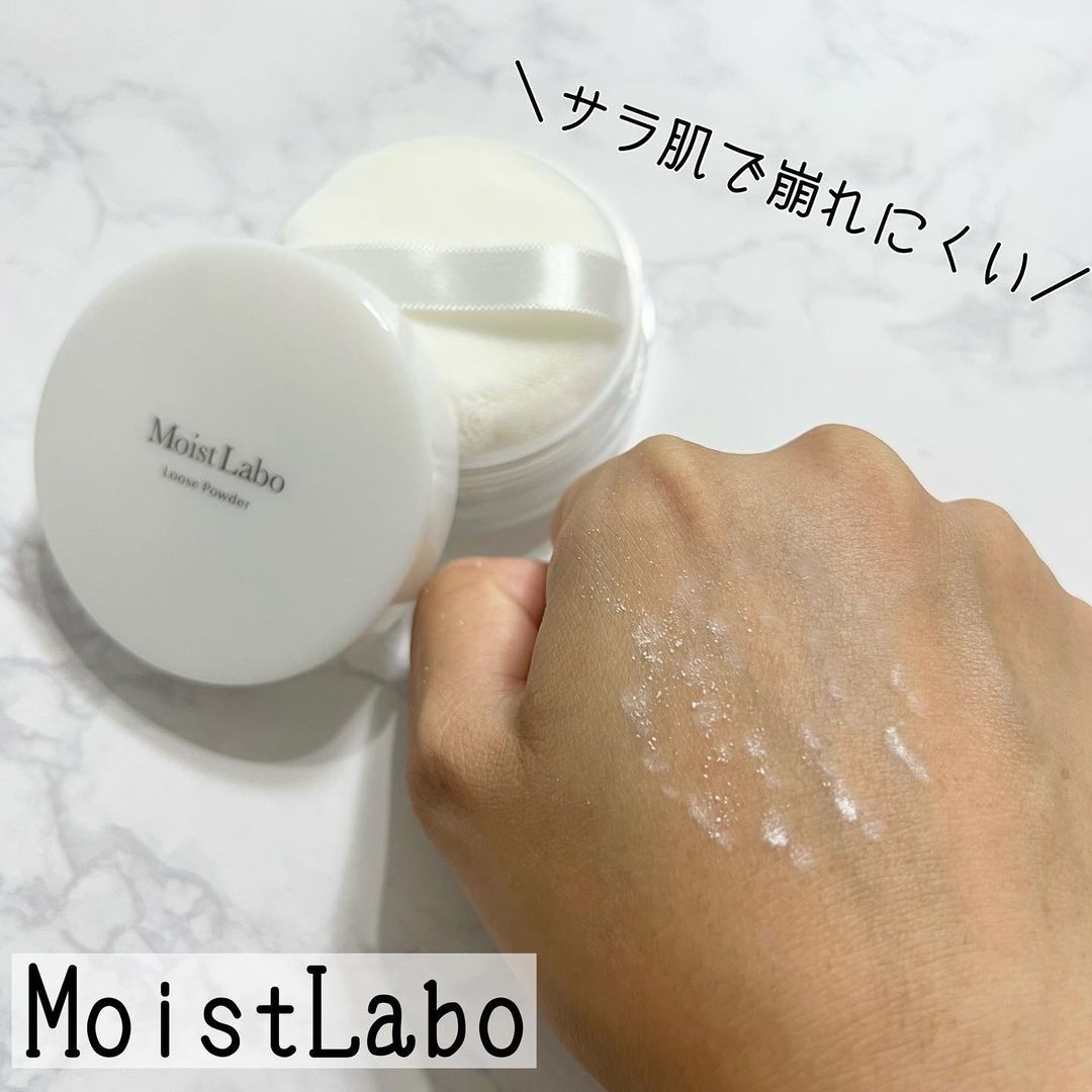 口コミ投稿：.モイストラボの崩れにくい透明ルースパウダー☀️超さらさら皮脂コントロールのテカリ…