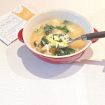 ..u0040japanpm_official samaJITAN-PAKU(ジタンパク) プロテインスープにきのこと小松菜、卵を混ぜてアレンジしてみたよ(*´꒳`*)⸝⋆腹持ちがす…のInstagram画像