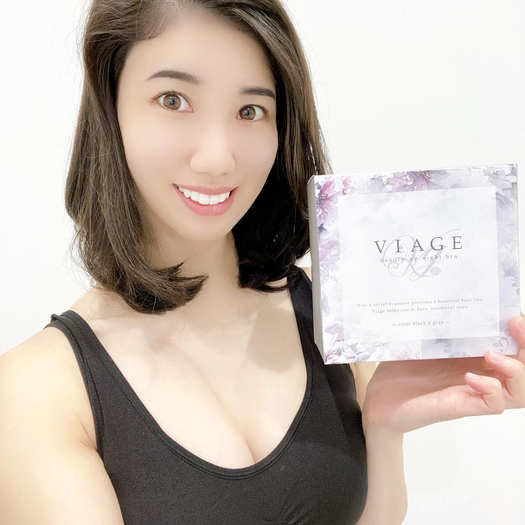 口コミ投稿：VIAGE👙私の愛用中VIAGEブラ🫧しっかりバストが持ち上がり、バストをもとの位置に戻し…