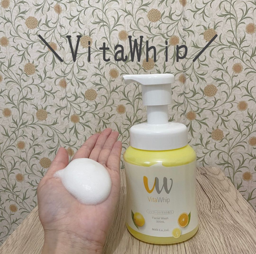 口コミ投稿：2023.07.\洗うビタ活🍋/株式会社マックス様の泡の洗顔料 Vita Whipビタホイップ 300ml…