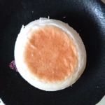 Rice flour muffin w/ vinegar marinated red perilla, July 2023Sampled marinated red perilla. Thinki…のInstagram画像