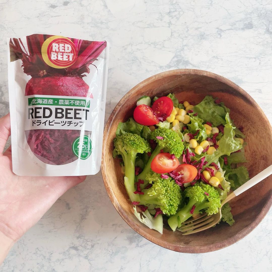 口コミ投稿：スーパーフードを手軽に摂れる✨RED BEET ドライビーツチップを試してみたよ。豊富な…