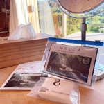 この間の旅行に持って行きました💓HALCA 3 DAYSハルカ　クレンジングウォーターハルカ　クリーミーウォッシュハルカ　エッセンシャルローションハルカ　ジェルクリームの3日分のセット…のInstagram画像