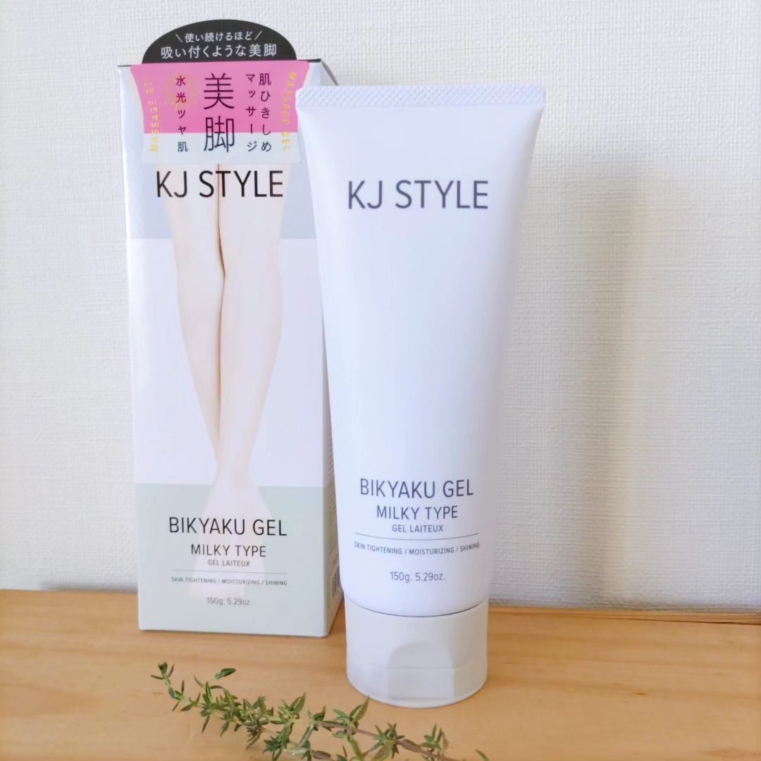 口コミ投稿：.【KJ STYLE】 BIKYAKU GEL –MILKY TYPE-肌のひきしめ＆保湿＆ツヤを同時にケアして…