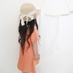 ⁡⁡⁡⁡⁡⁡⁡u0040minoaka0311 𝗌𝖺𝗆𝖺 の麦わら帽子を着用させていただきました👒⁡⁡つばのデザインがフリフリしていて女の子らしくてとってもかわいいの🫶🏻˒˒…のInstagram画像