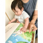 ⁡grandmaと絵本タイム♡⁡⁡⁡ベビパedu続けてビックリ。１番のお気に入りは、難しい『うさぎとかめ』の絵本📚⁡ず〜っとおとなしく見てる✨✨本好きになってほしいな♪⁡⁡…のInstagram画像