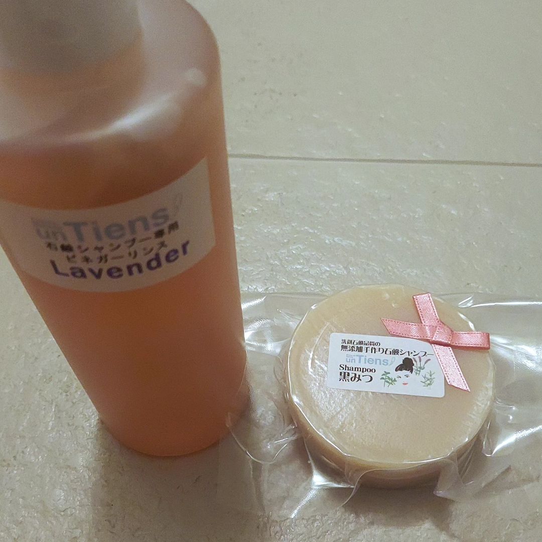 口コミ投稿：ykurioka⁡アンティアンの手作り固形石鹸シャンプー＆ビネガーリンス⁡⁡石鹸シャンプー…