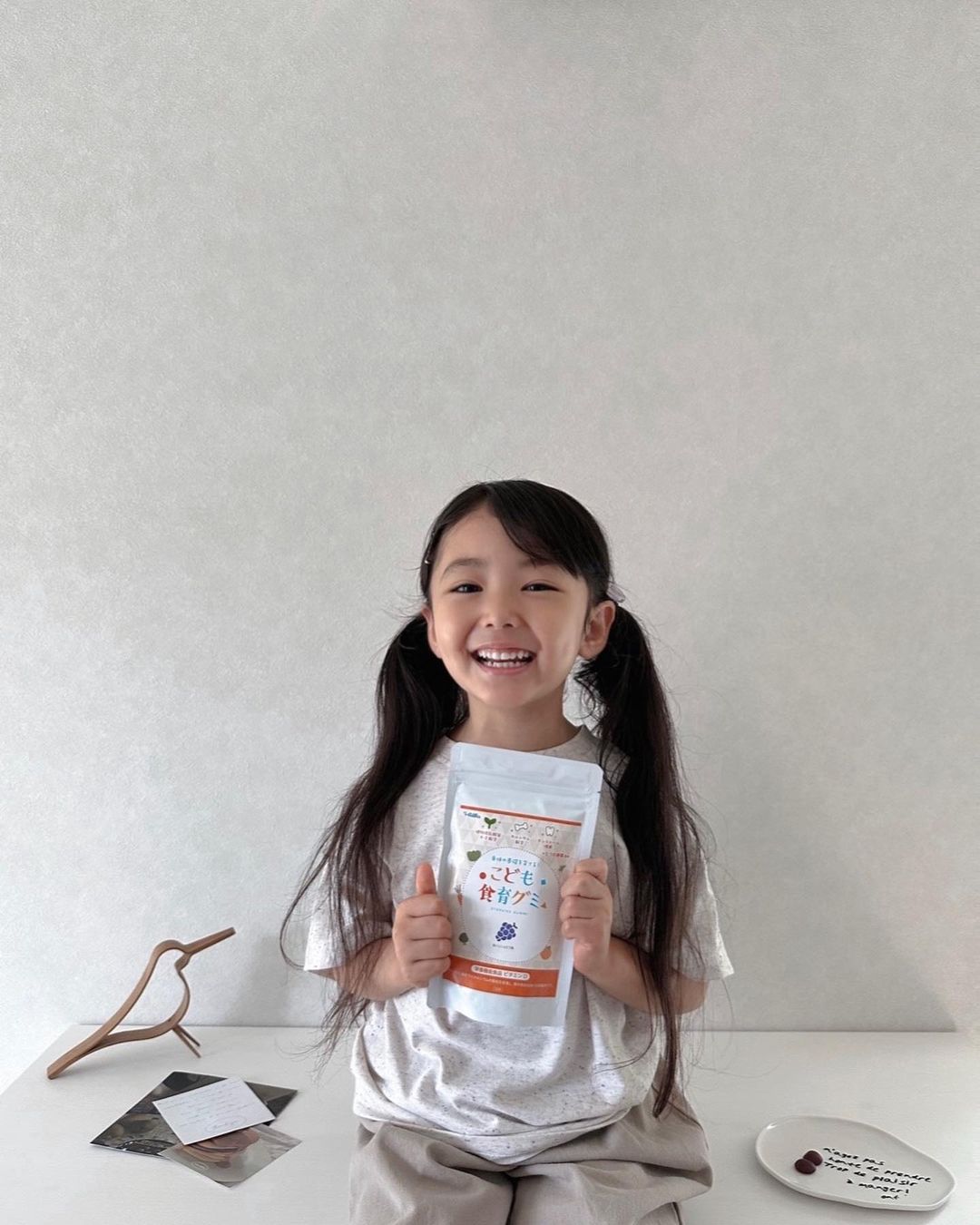 口コミ投稿：..美味しく食べながら栄養🍬大好きなグミに 満面の笑み😆💓市販のグミと似たような食感…