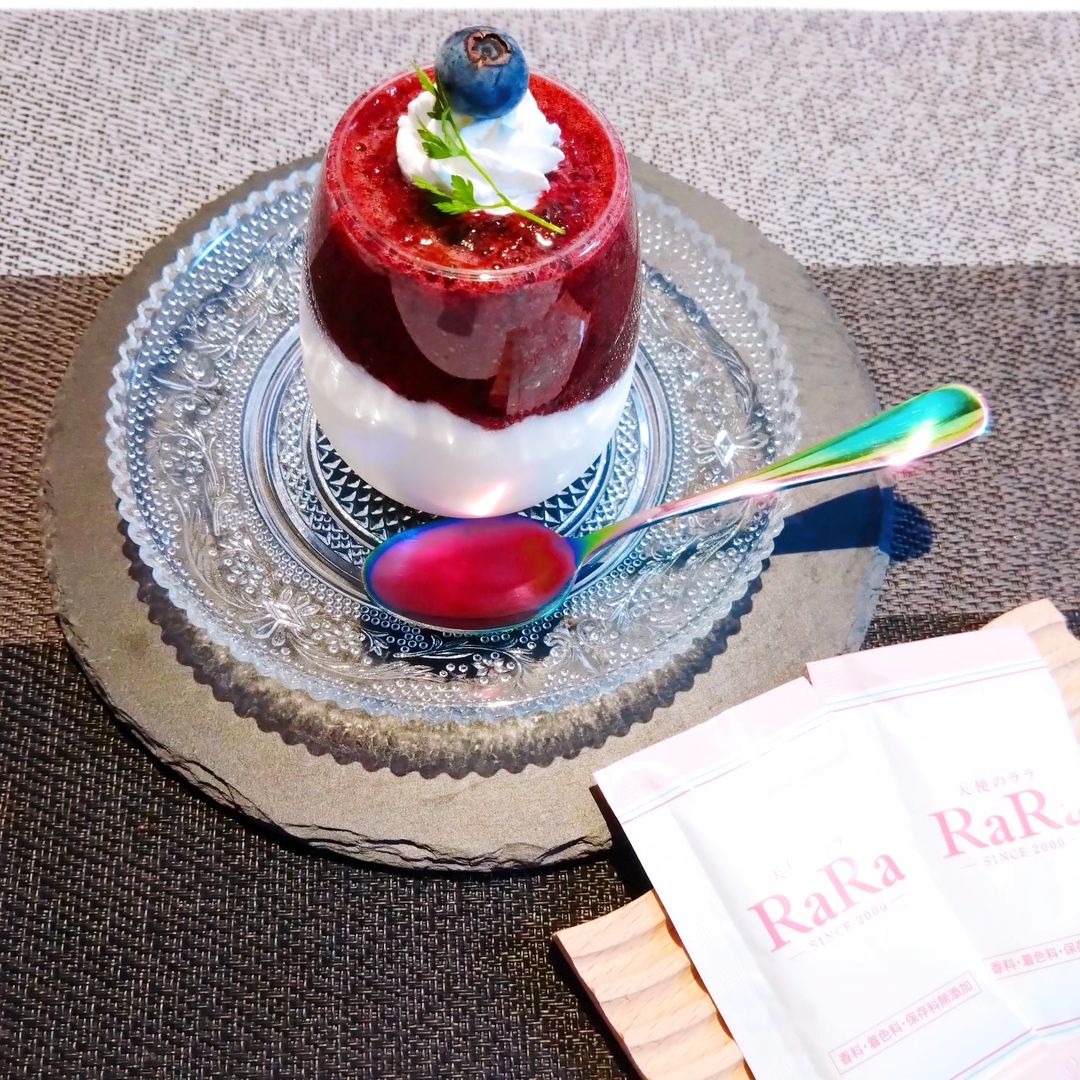 口コミ投稿：.＼天使のララ／ブルーベリーヨーグルトムース作ったよ🫐簡単だから直ぐ作れちゃう💕天…