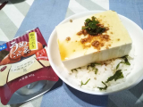 口コミ記事「「梅たっぷりうめこんぶ茶」で豆腐丼|激ポチャ底辺のお買い物たまに趣味-楽天ブログ」の画像