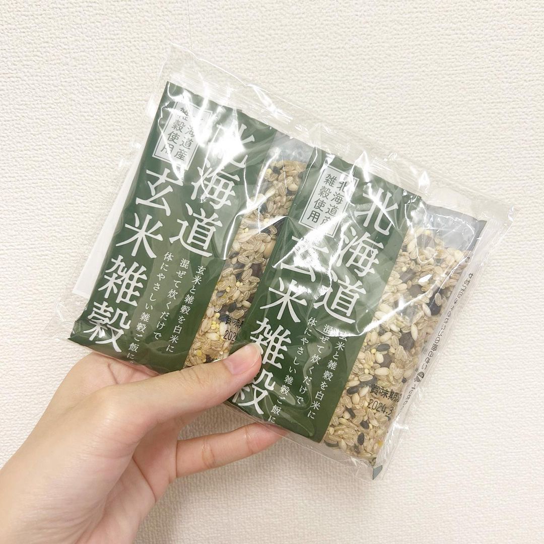 口コミ投稿：♡⁡北海道玄米雑穀⁡北海道産の玄米と雑穀をブレンド✨いつものごはんに混ぜて炊くだけ…
