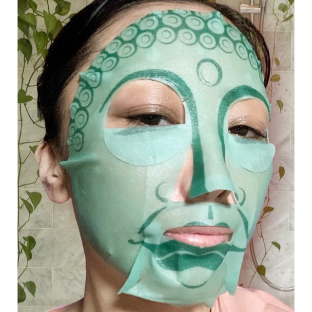 口コミ投稿：#やまとコスメティック#仏様マスク で楽しみながら美肌ケア✨こちらは柿や蓮、ゆずな…