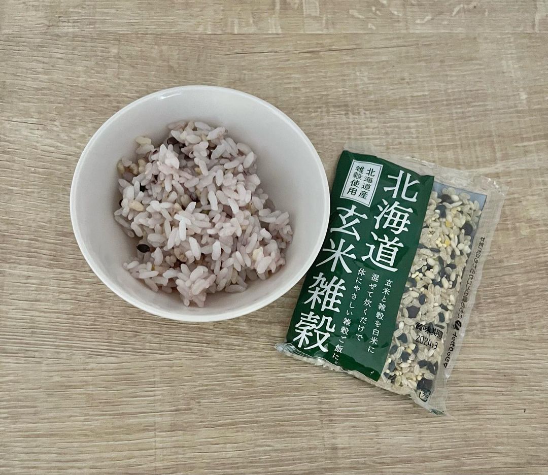 口コミ投稿：⁡⁡最近はまってる雑穀米☺️❤️⁡⁡北海道産の玄米と雑穀をブレンド。いつものごはん2-3合…