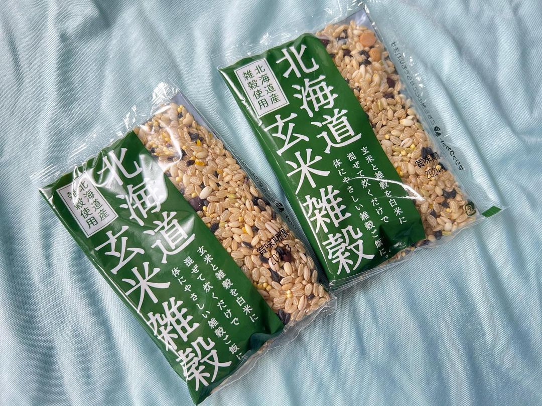口コミ投稿：⁡⁡⁡北海道玄米雑穀（70g×2袋）⁡⁡𓏸𓂂𓈒𓂃商品説明𓂃𓈒𓂂𓏸⁡北海道産の玄米と雑穀をブレンド。…
