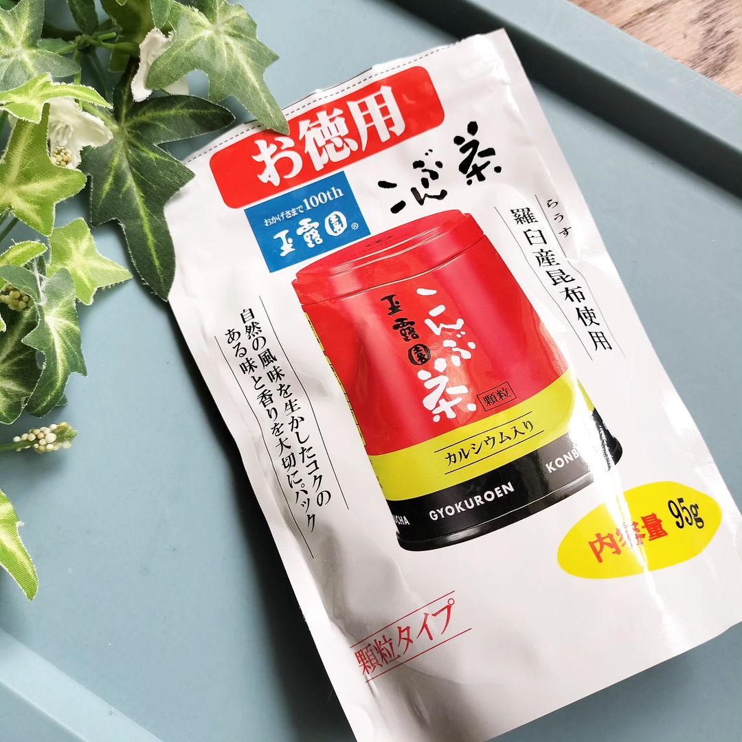 口コミ投稿：お徳用こんぶ茶いつもお世話になっている、こんぶ茶生誕105年目「元祖こんぶ茶」の玉…