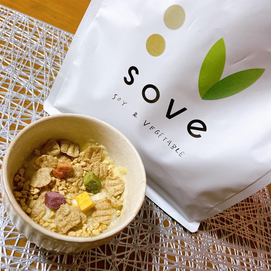 口コミ投稿：SOVE シリアル ✨u0040sove.jp カラダづくりに欠かせない、たんぱく質と食物繊維がと…