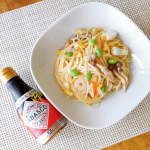 .【タバスコⓇブランドグルメパートナー　　スパイシーしょうゆPlus】タバスコ＆醤油 の今までありそうでなかったコラボ♡そのままかけても味変になるし、お料理の味付けでスパイシーに仕上げた…のInstagram画像