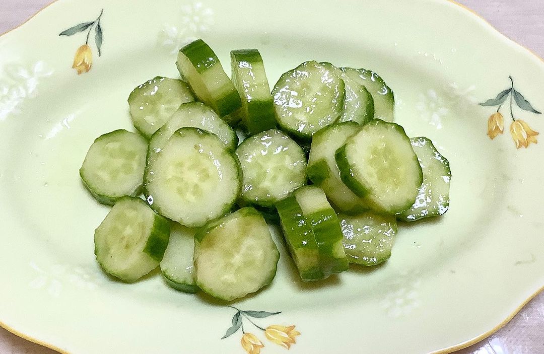 口コミ投稿：youtyansanきゅうりの浅漬け♪こんぶ茶で美味しく美味しく頂きました。食欲失せるこの…