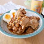 【手羽元のさっぱり煮】圧力鍋まかせの簡単すぎるメニューです材料もこれだけなのにしみしみ　柔らか　さっぱり　！！何度も作ってしまうレシピです♪□材料 3人分・手羽元 12本前後・ぽん酢　…のInstagram画像