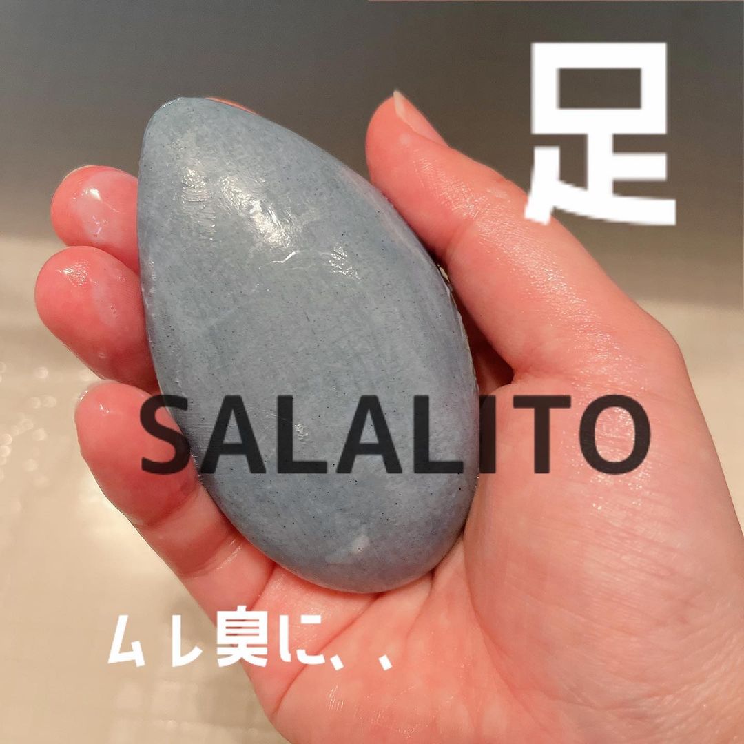 口コミ投稿：🧼🩷薬用せっけん　SALALITO(医療部外品)　夏のムレ臭に負けないようにほぼ毎日足を洗…