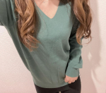 yttrxx11.  ＠nissen_ladies_official からの商品提供していただいた洗えるＵＶカット綿１００％Ｖネックニットのご紹介🫶🏻🩷　商品番号：CIH0420D00…のInstagram画像
