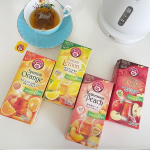 asuka_mobile.美味しい紅茶🫖✨#PR #日本緑茶センター株式会社 #ポンパドールハーブティー #フルーツオブザワールド #フルーツハーブティー #ティータイム #リラックス #日…のInstagram画像