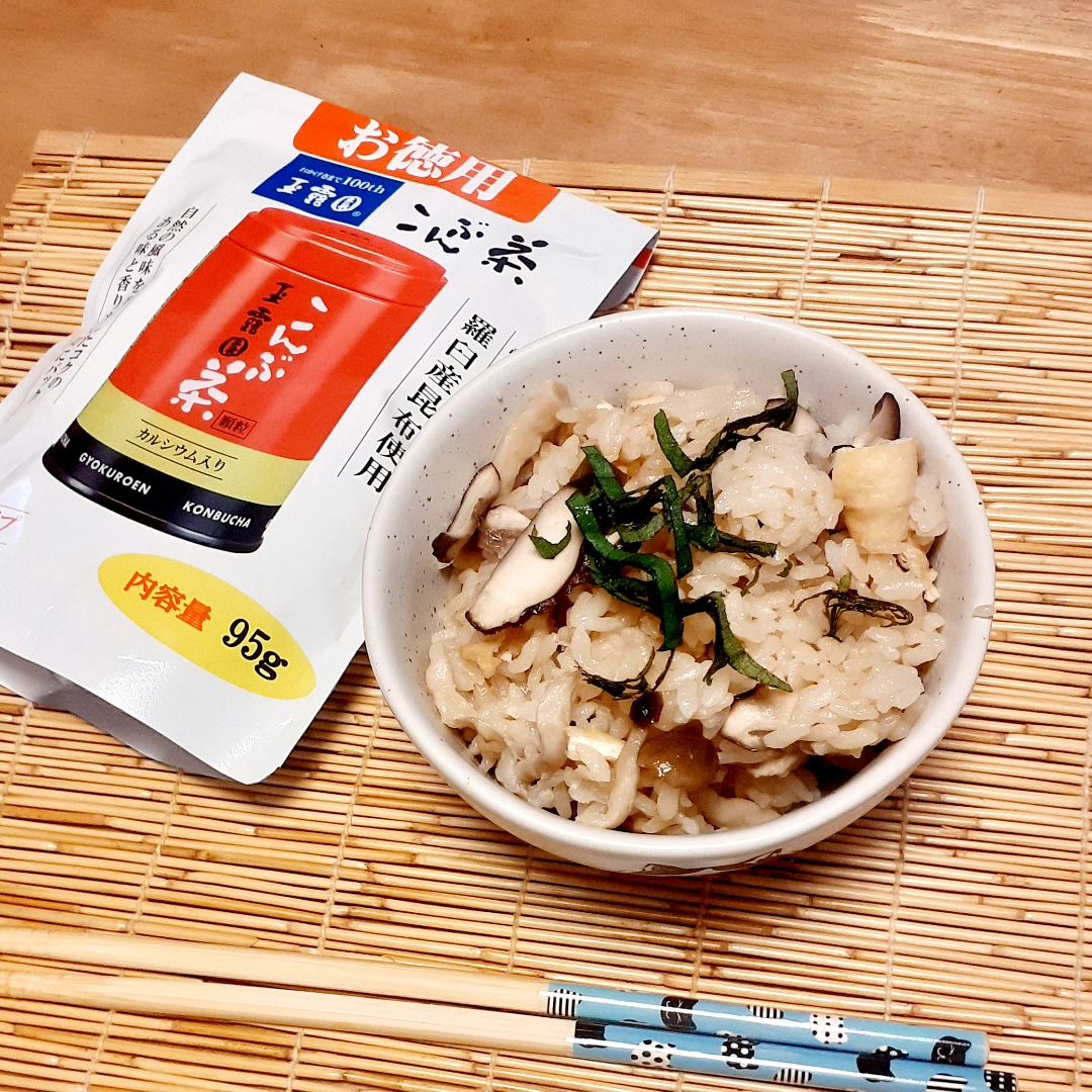 口コミ投稿：aiaiyu124お徳用こんぶ茶炊き込みごはんにつかっています♥️材料は　しいたけしめじ　…