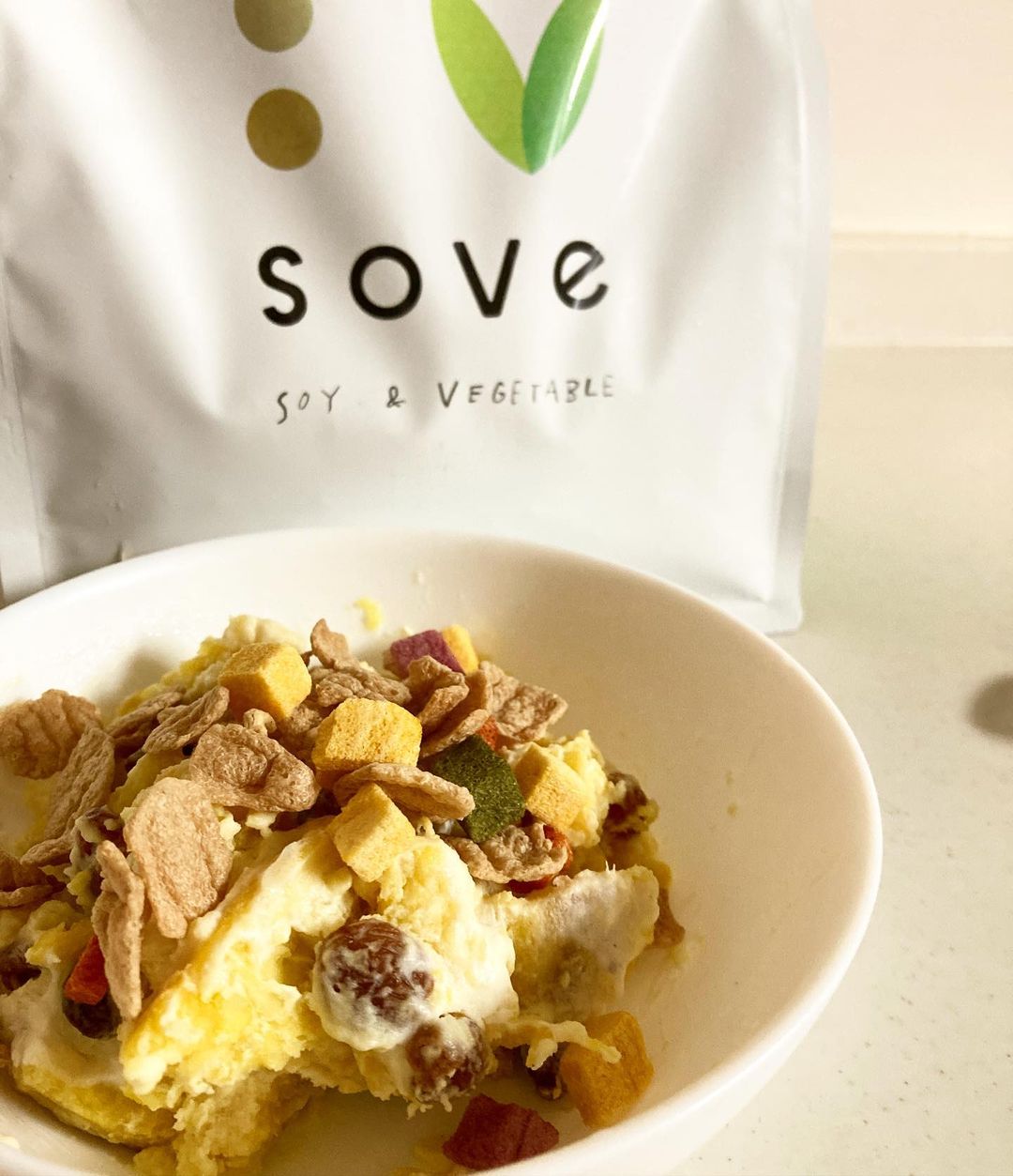 口コミ投稿：#PR #SOVEシリアル #SOVEライフ #SOVEをたのしむ #朝をかるくする #あたらしい食生活…