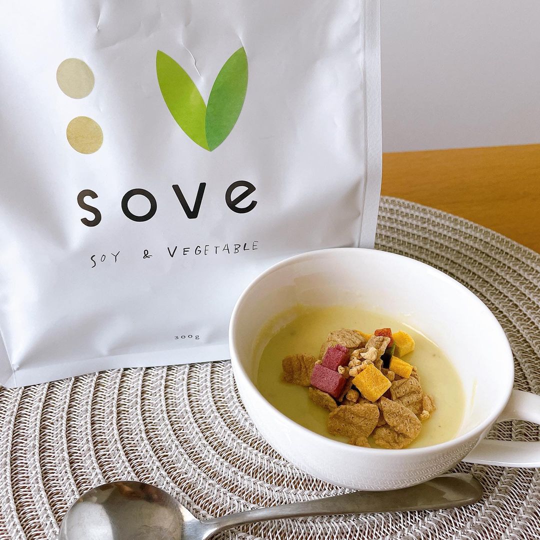 口コミ投稿：.soveシリアルで朝ごはんです☀️秋といえば大好きなさつまいも🍠ポタージュにしてシリ…
