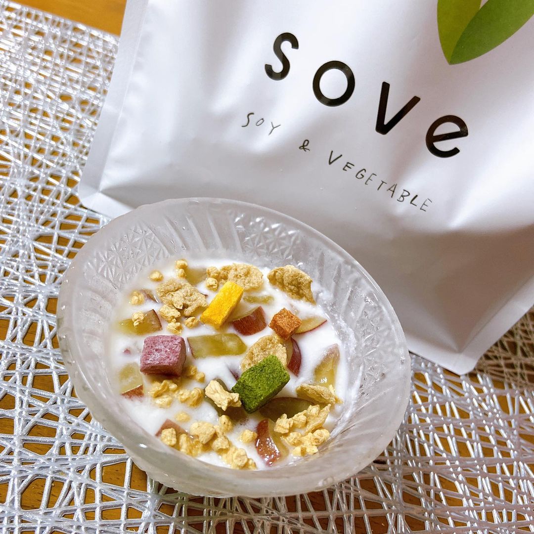 口コミ投稿：SOVE シリアル ✨u0040sove.jp カラダづくりに欠かせない、たんぱく質と食物繊維がと…