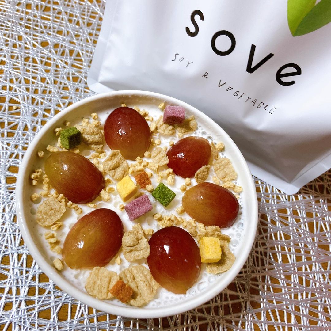 口コミ投稿：SOVE シリアル ✨u0040sove.jp カラダづくりに欠かせない、たんぱく質と食物繊維がと…