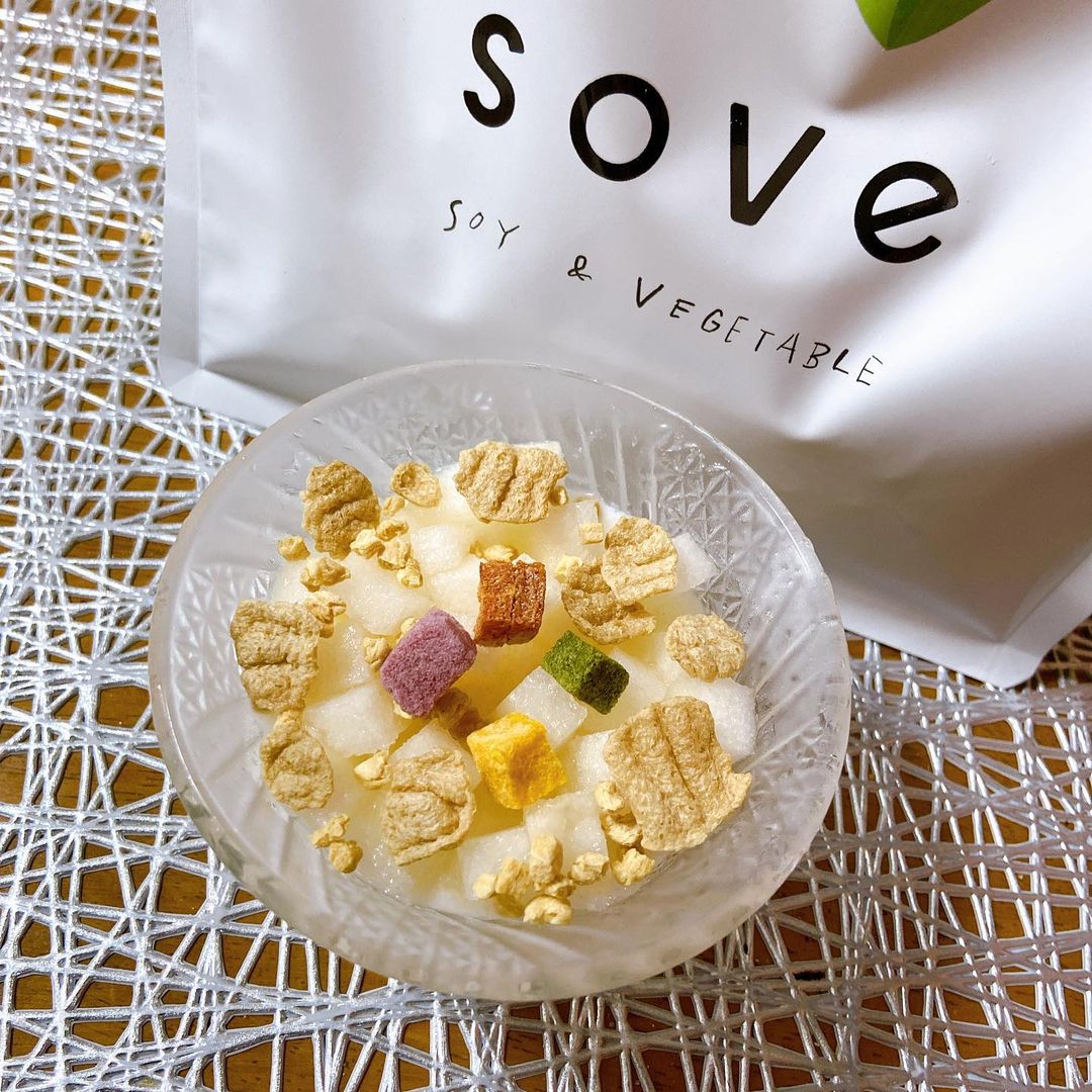 口コミ投稿：SOVE シリアル ✨u0040sove.jp カラダづくりに欠かせない、たんぱく質と食物繊維がと…