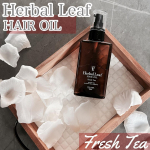 Herbal Leaf HAIROILFresh Teaの香り-------------------使ってみました！ずっと気になってたやつー！✨紅茶の香りのヘアオイルなんて絶対に良いに決ま…のInstagram画像