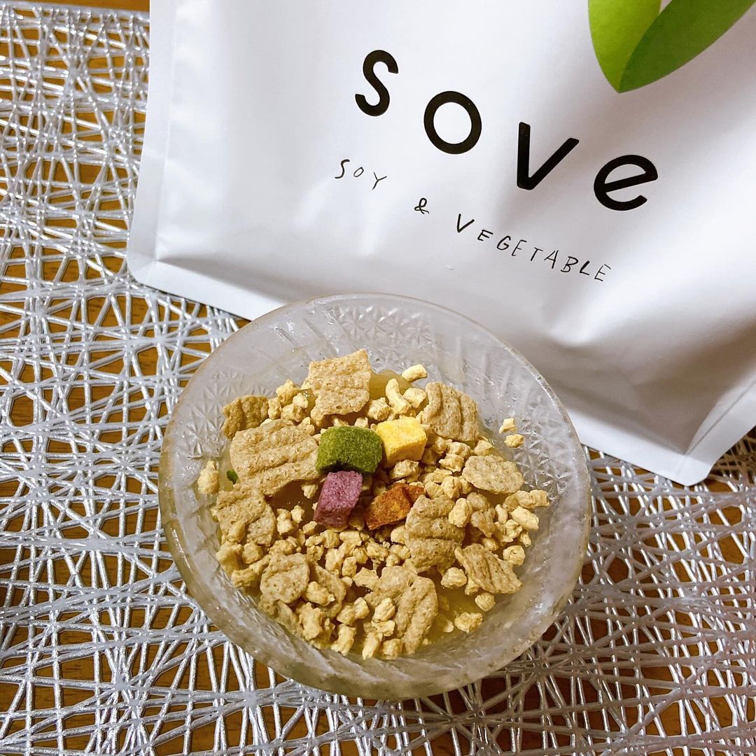 口コミ投稿：SOVE シリアル ✨u0040sove.jp カラダづくりに欠かせない、たんぱく質と食物繊維がと…