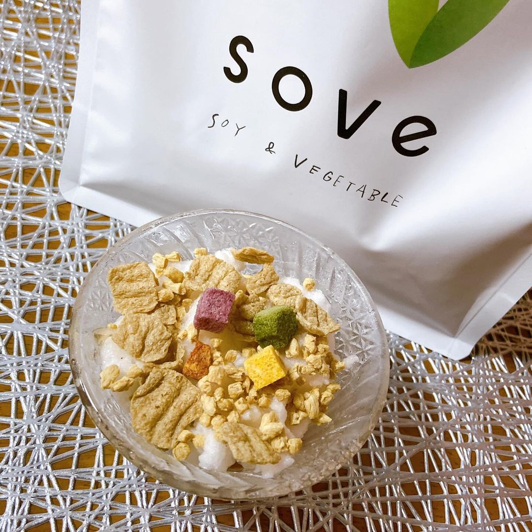 口コミ投稿：SOVE シリアル ✨u0040sove.jp カラダづくりに欠かせない、たんぱく質と食物繊維がと…