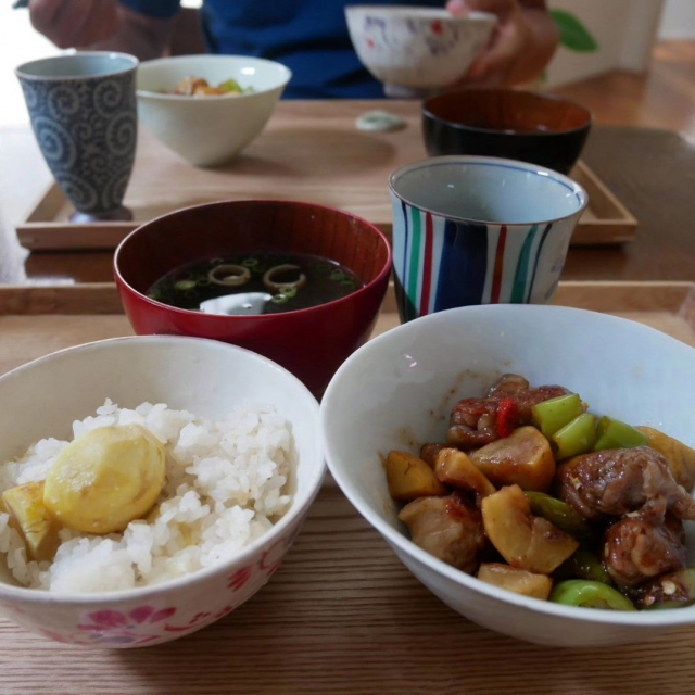 口コミ：栗を楽しむ今日の食卓の画像（2枚目）