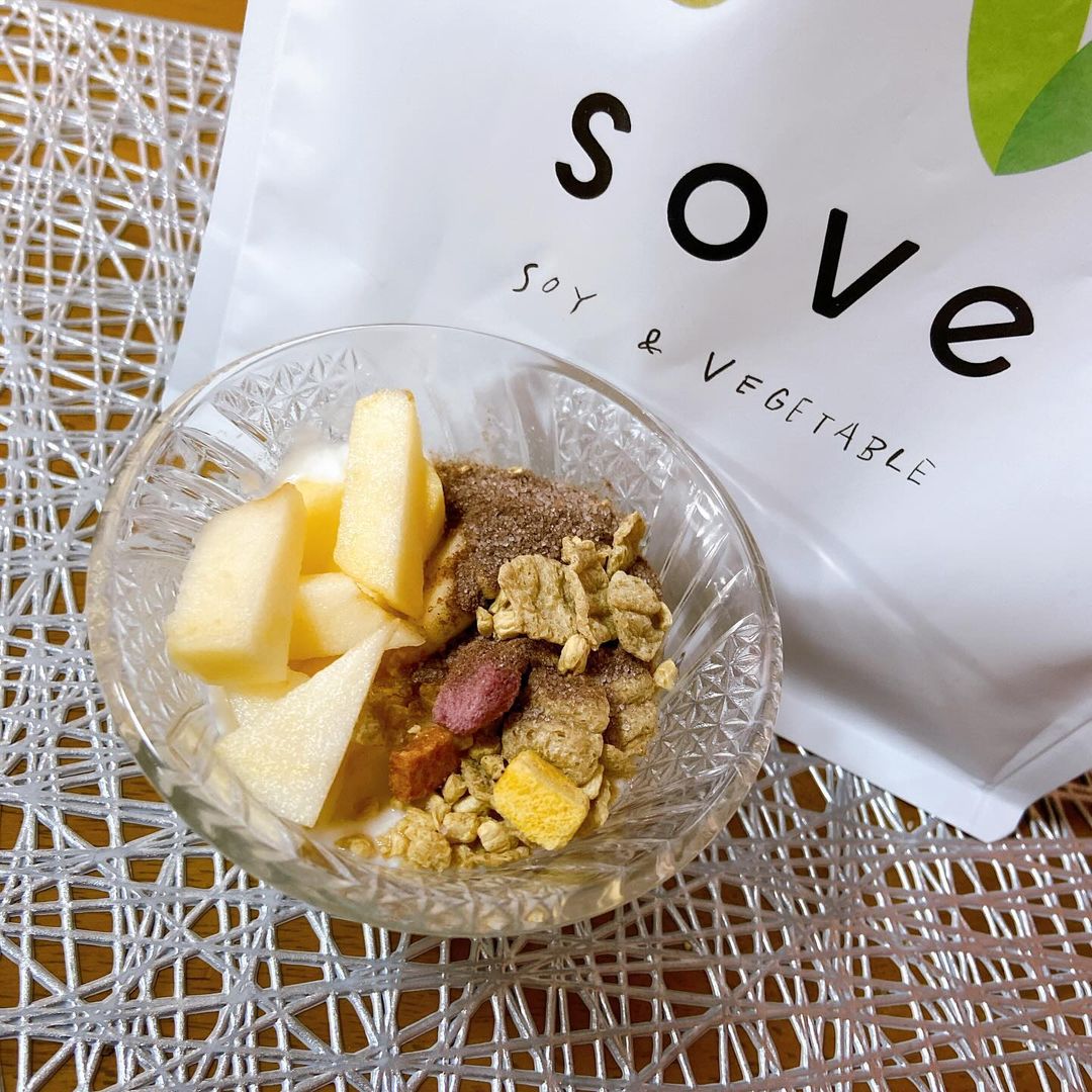 口コミ投稿：SOVE シリアル ✨u0040sove.jp カラダづくりに欠かせない、たんぱく質と食物繊維がと…