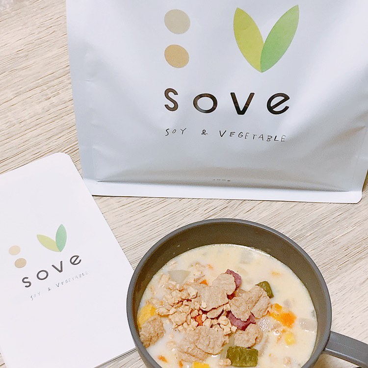 口コミ投稿：𓍯⁡「SOVE シリアル」⁡カラダづくりに欠かせない植物性たんぱく質と食物繊維が、1食分…