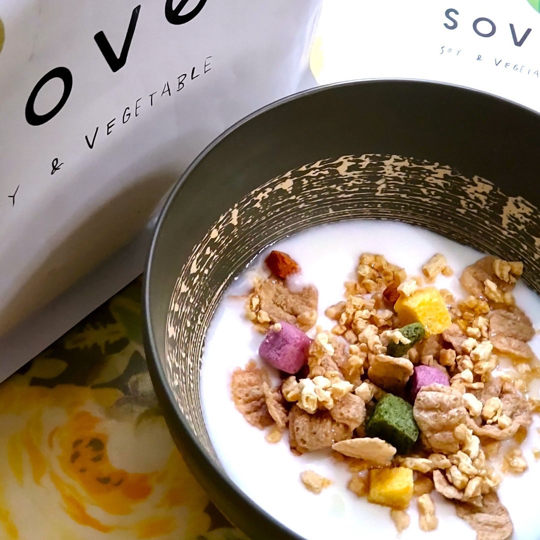 口コミ投稿：カゴメ株式会社さま『カラダのための、大豆と野菜のシリアル「SOVE シリアル」』を食…