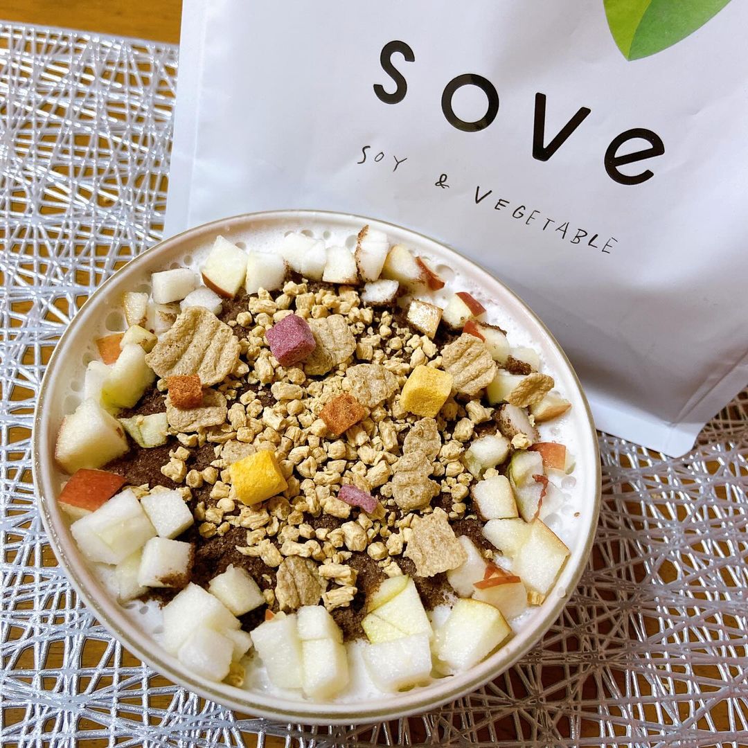 口コミ投稿：SOVE シリアル ✨u0040sove.jp カラダづくりに欠かせない、たんぱく質と食物繊維がと…